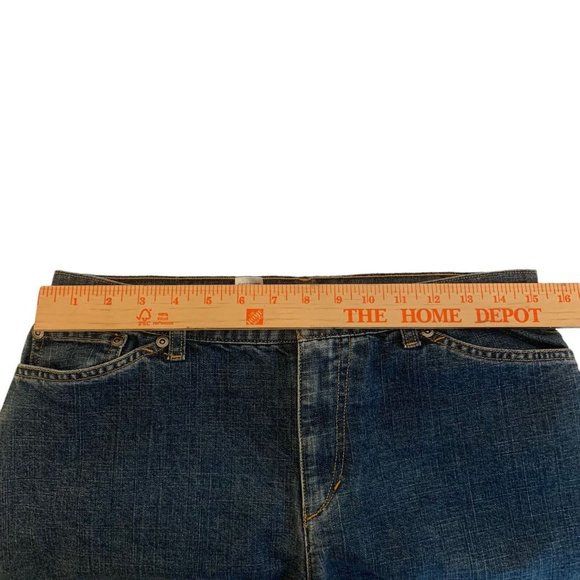 Jones New York Jeans Womens Sport 8 Flare Premium Denim Stretch Pants Blue - Picture 5 of 6